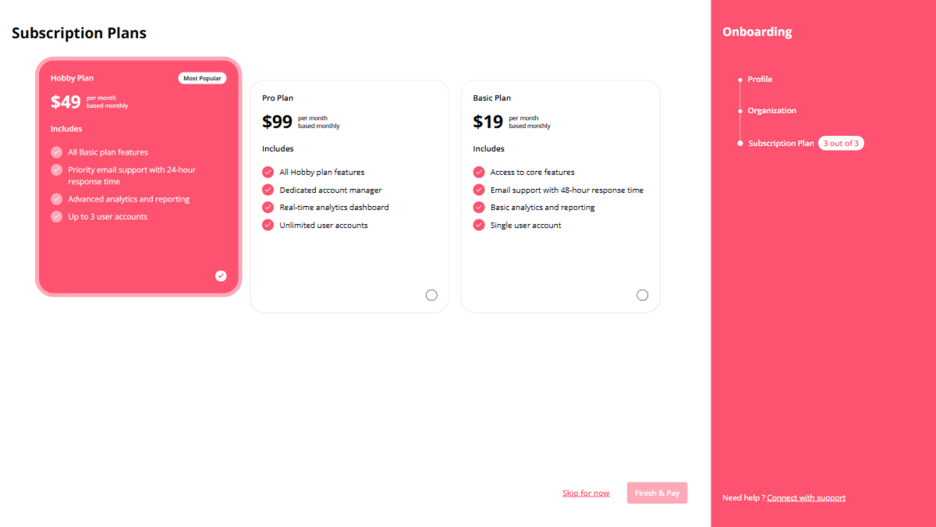 Onboarding Plan